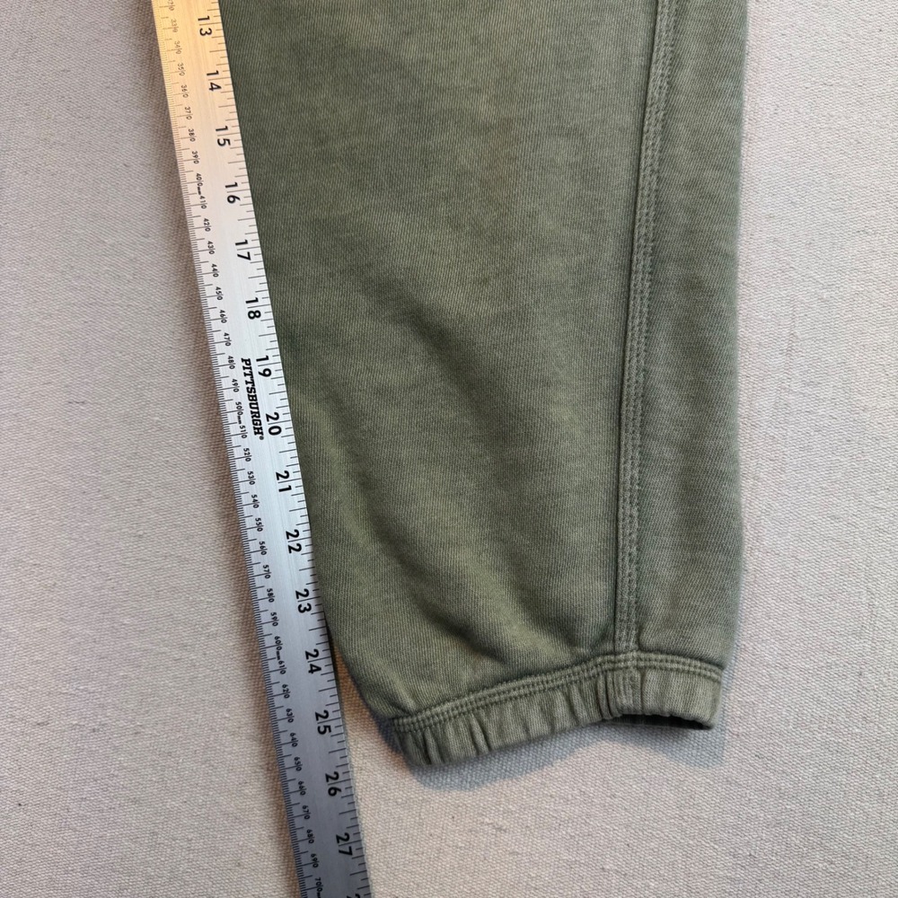 Aerie M Joggers Women Olive Green Drawstring Elastic Cuff Relaxed Loungewear - Picture 7 of 9